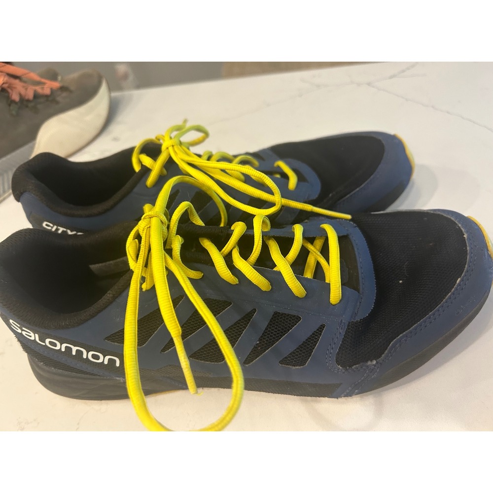 Salomon Citycross Sneakers Navy Black Yellow Athletic Trail Shoes